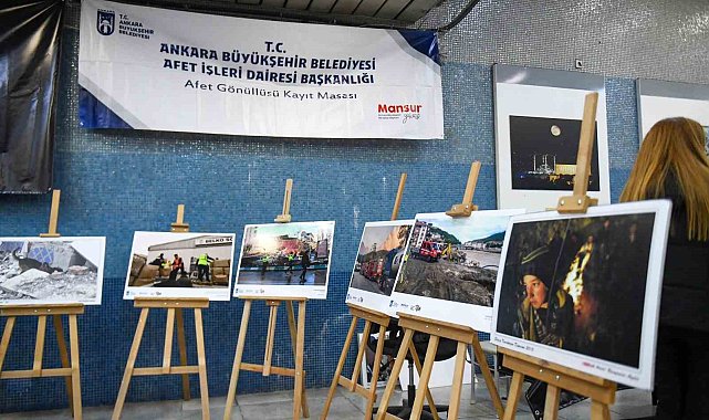 Ankara Büyükşehir'den 6 Şubat depreminin yıl dönümüne özel fotoğraf sergisi