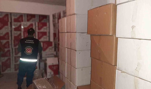 Ankara'da 3 milyon 244 bin TL'lik kaçak makaron ele geçirildi: 1 kişi tutuklandı