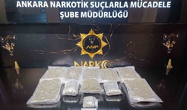 Ankara'da "Narkogüç" operasyonlarında 5 kilo uyuşturucu ele geçirildi