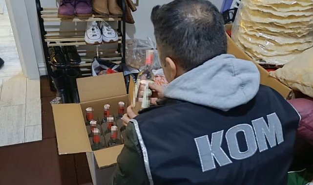 Antalya merkezli 4 ilde eş zamanlı sahte alkol operasyonu: 14 gözaltı