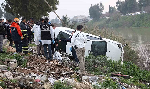 Asi Nehri'ne düşen otomobilde bir kişi ölü bulundu