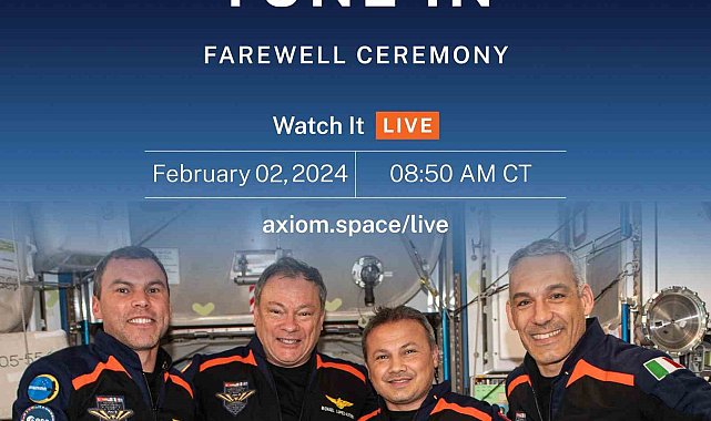 Astronot Gezeravcı için ISS&#039;te veda töreni düzenlenecek