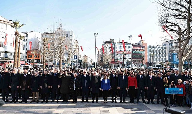 Atatürk'ün Denizli'ye gelişinin 93. yıldönümü anıldı
