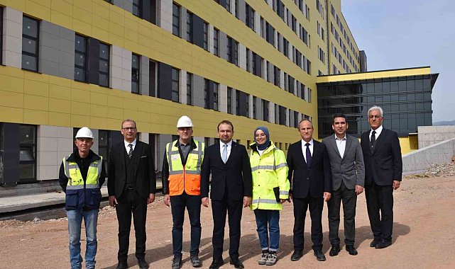 Aydın Şehir Hastanesi'nde inşaat çalışmaları sürüyor