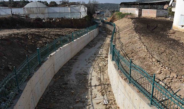 Aydın'da dere ıslah ve baraj çalışmaları devam ediyor