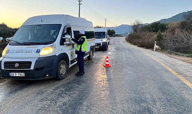 Aydın'da okul servisleri denetleniyor