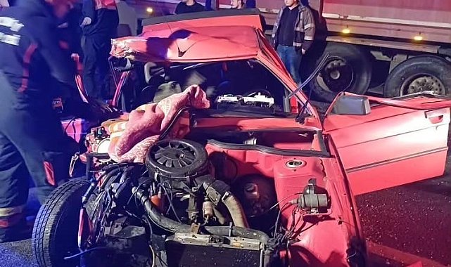 Aydın'da trafik kazası: 1 ölü