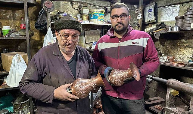 Babadan oğula kalaycılık mesleği