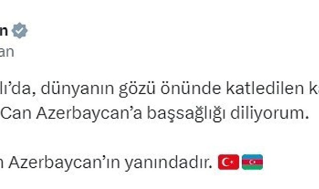 Bakan Fidan'dan Hocalı Katliamı mesajı