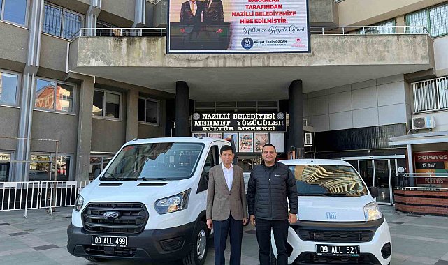 Bakanlıktan Nazilli Belediyesi'ne araç hibesi