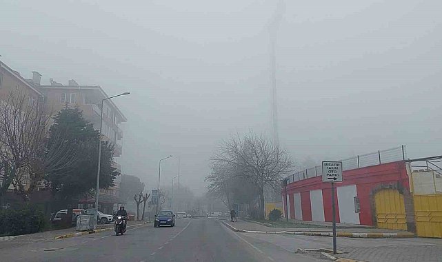 Balıkesir'i sis kapladı