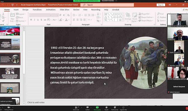 Bartın&#039;da Hocalı katliamı unutulmadı