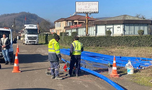 Bartın'da içme suyu hattına yeni borular