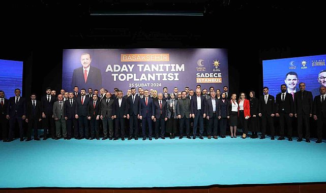 Başakşehir&#039;de Cumhur İttifakı meclis üyesi adayları tanıtıldı