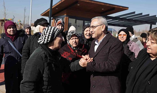 Başkan Alim Işık emekli polis eşleriyle buluştu