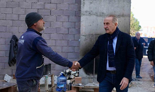 Başkan Atabay, Didim Kültür Merkezi inşaatını yerinde inceledi