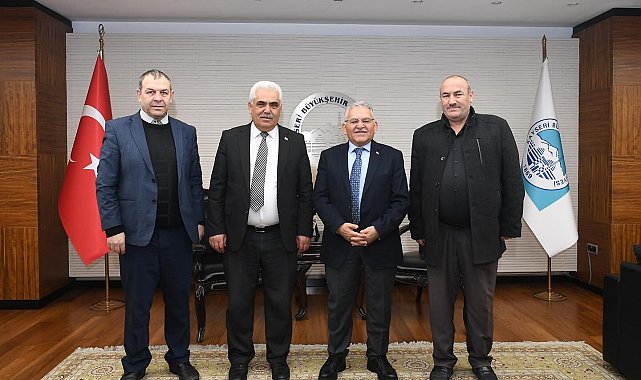 Başkan Büyükkılıç, Halk Otobüsçüleri Odası yönetimini ağırladı