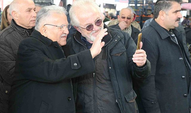 Başkan Büyükkılıç: "Pazar esnafımızın sıcaklığı içimizi ısıttı"