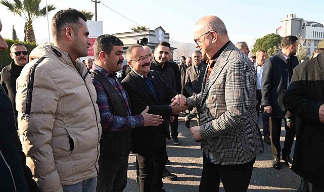 Başkan Ergün'e Akhisar'da coşkulu karşılama
