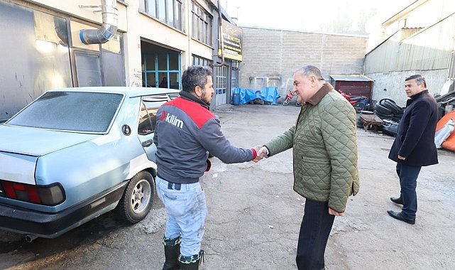 Başkan Fırıncıoğlu sanayi esnafı ve şoförlerle buluştu