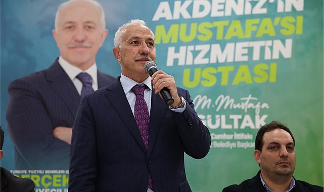 Başkan Gültak: "Akdeniz'de hizmetlerden önce huzur, barış ve güven ortamını tesis ettik"