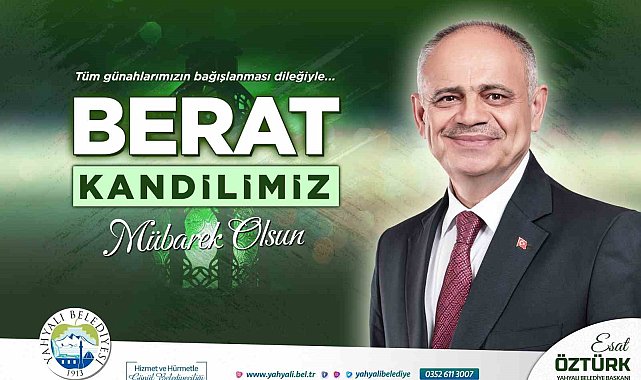 Başkan Öztürk'ten Berat Kandili kutlama mesajı