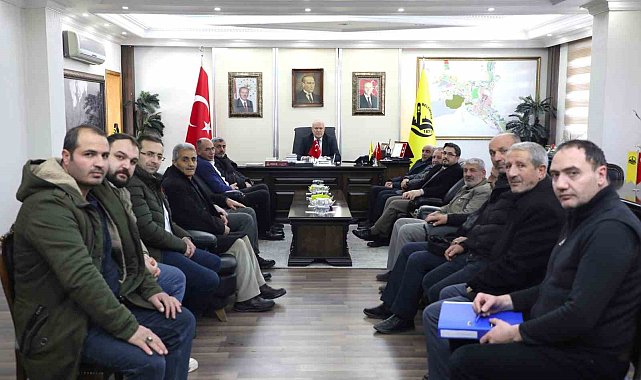 Başkan Pekmezci'ye teşekkür ziyareti