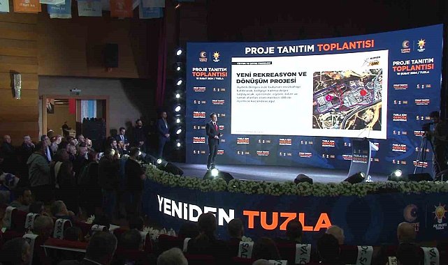 Başkan Şadi Yazıcı, Tuzla'ya 5 yıllık projelerini tanıttı