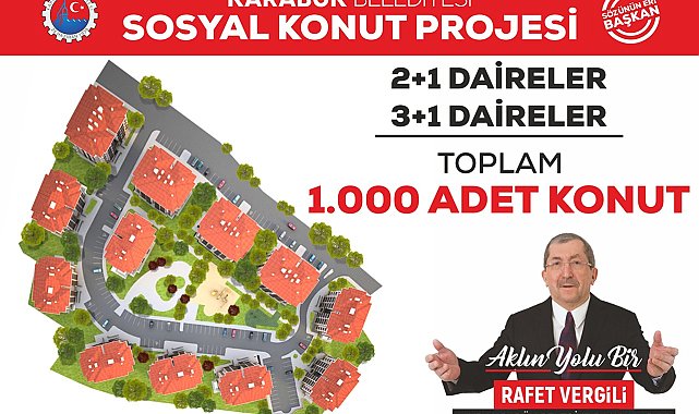 Başkan Vergili'den bin konutluk proje