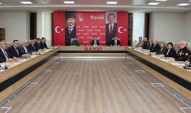 Bayburt'ta Seçim Güvenliği Toplantısı yapıldı