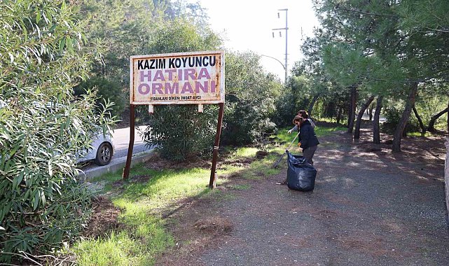 Belediye ve gönüllülerden çevre temizliği