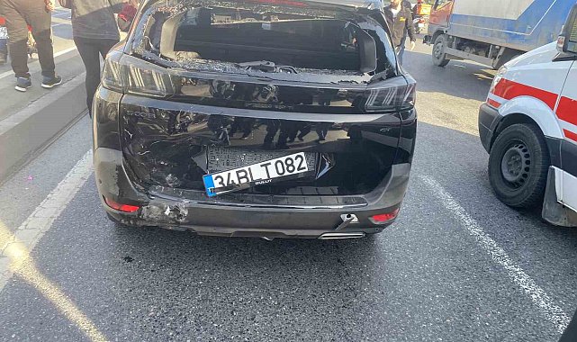 Beylikdüzü E-5'te kaza sonrası can pazarı