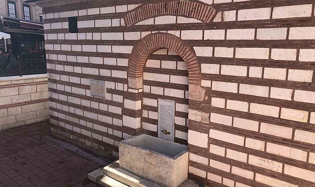 Beyoğlu'ndaki 500 yıllık Tersane Emini Ahmed Ağa Çeşmesi'nin restorasyonu tamamlandı
