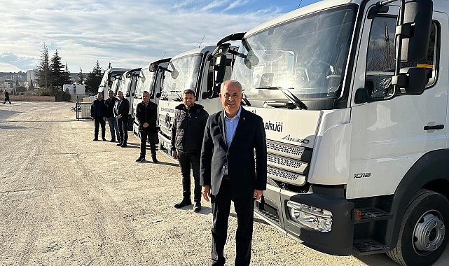 Bilecik'e yeni 7 adet çöp toplama aracını kazandırdı