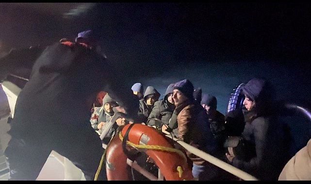 Bodrum'da 54 düzensiz göçmen yakalandı, 15'i kurtarıldı