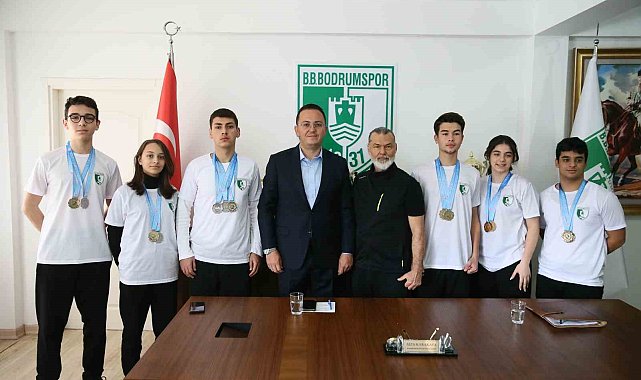 Bodrumsporlu milli sporcular, 8'i altın 14 madalyayla yuvaya döndü