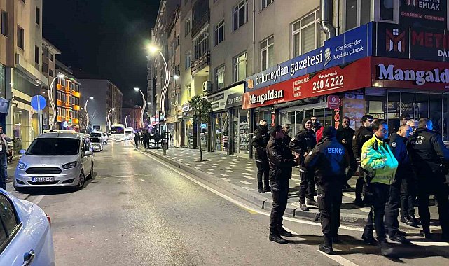 Bolu'da gece saatlerinde ortalık karıştı: 7 gözaltı