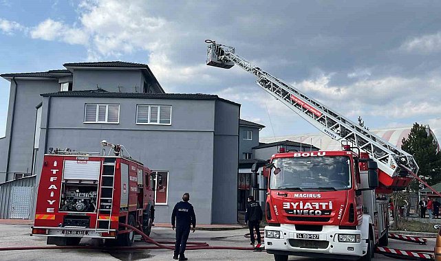 Boluspor'un altyapı tesislerinde yangın çıktı