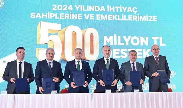 Bursa Büyükşehir'den 500 Milyon TL'lik can suyu