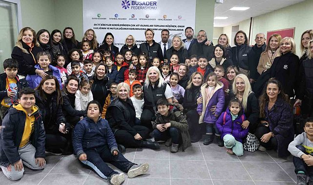 BUSADER, depremde yıkılan okulu yeniden inşa ederek çocuklara armağan etti