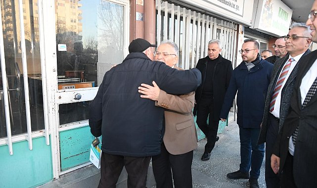 Büyükkılıç'tan Mustafa Kemal Paşa Bulvarı'nda esnaf ziyareti
