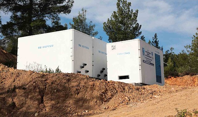 Büyükşehir'den Ağırtaş Mahallesi'ne 100 tonluk içme suyu deposu