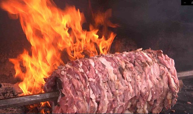 Cağ kebabını en hızlı tüketen ödülün sahibi oldu