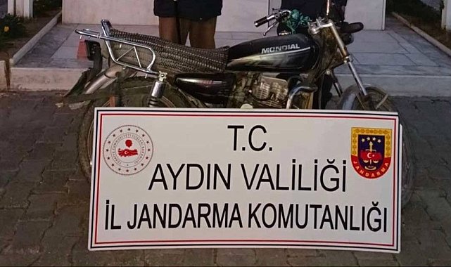 Çalınan motosikleti jandarma buldu