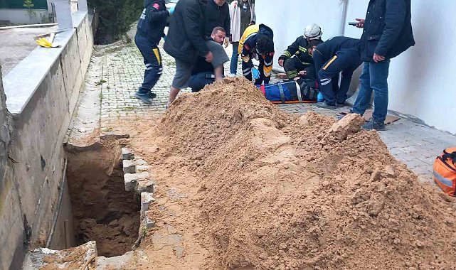 Çalışma esnasında toprak kaydı: 1 işçi yaralı