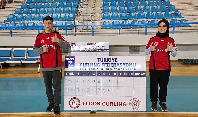 Çay İmamhatip Ortaokulu Floor Curling'de Türkiye Şampiyonası'na gidiyor