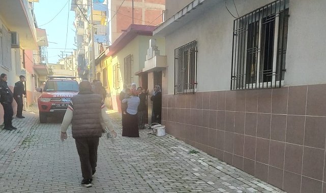 Çeştepe'de ev yangını