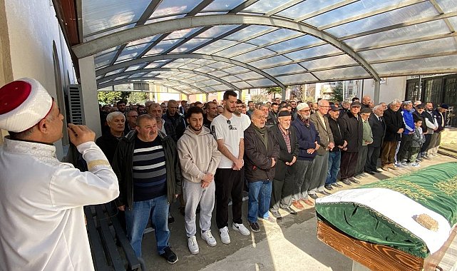 Çocuğunu almak için geldiği okulda öldürülen baba son yolculuğuna uğurlandı