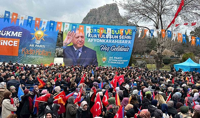 Cumhurbaşkanı Erdoğan Afyonkarahisar'da