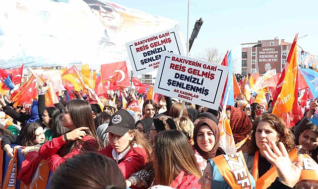 Cumhurbaşkanı Erdoğan, Denizli'de